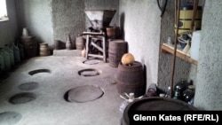 Traditional Georgian wine making