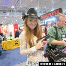 Butina's comments on gun rights caught the attention of fellow enthusiasts in the United States.